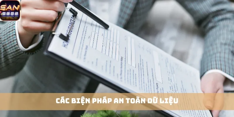 Các biện pháp an toàn dữ liệu